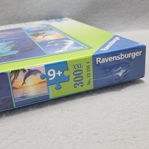 DOLPHIN COLLAGE #131914 300pcs By Ravenburger Puzzle New In Box Factory Sealed - Picture 3 of 4